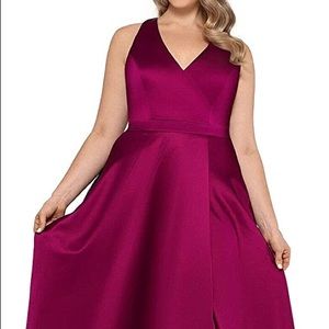Xscape 16W Magenta Ballgown